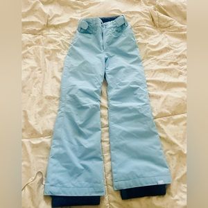Roxy Baby Blue Snow Pants Size 10